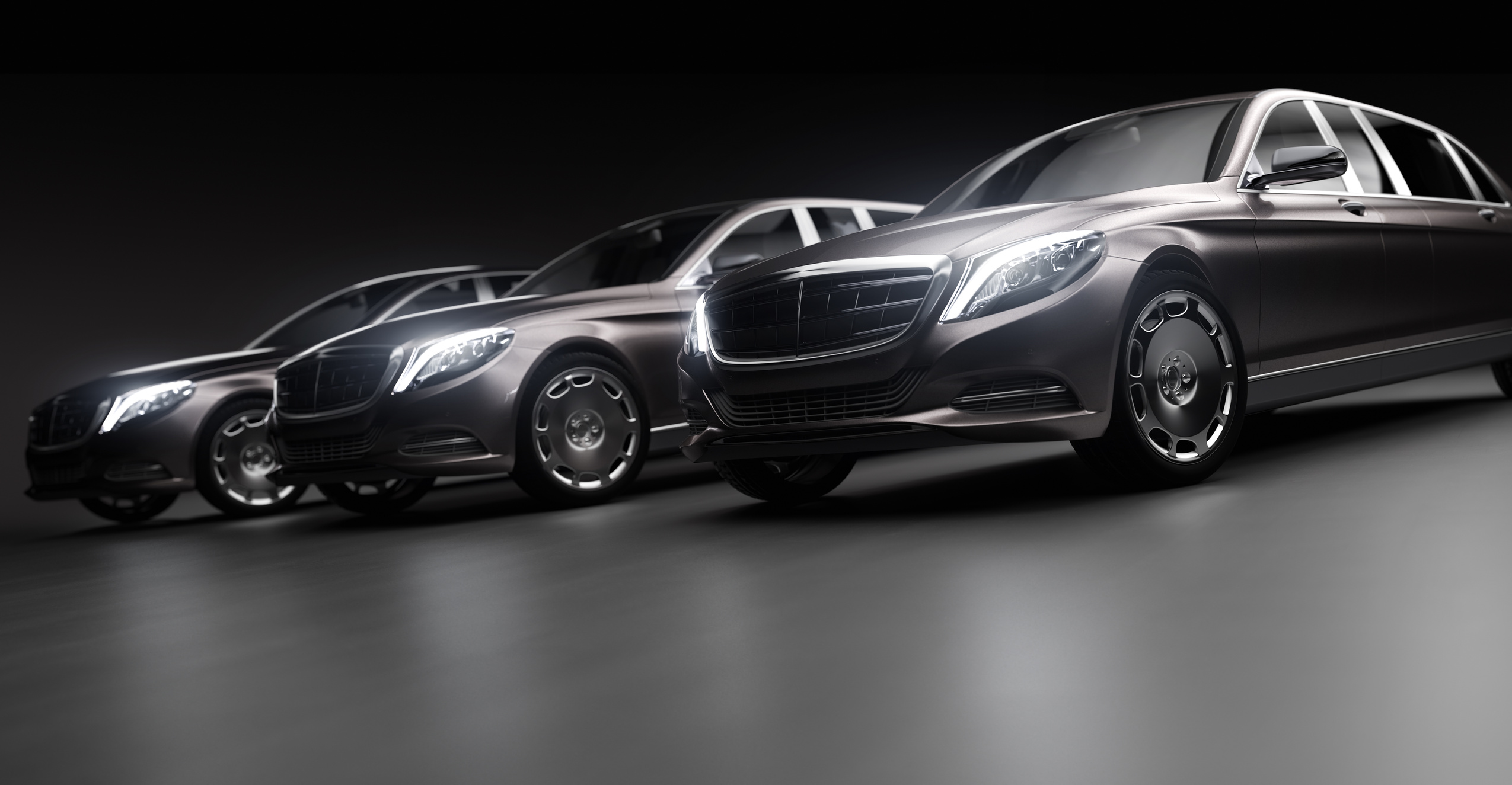 Luxury Cars Side by Side